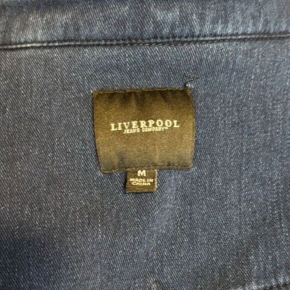 Liverpool Jeans Company Classic Blue Denim Powerflex Jean Jacket - Picture 5 of 6